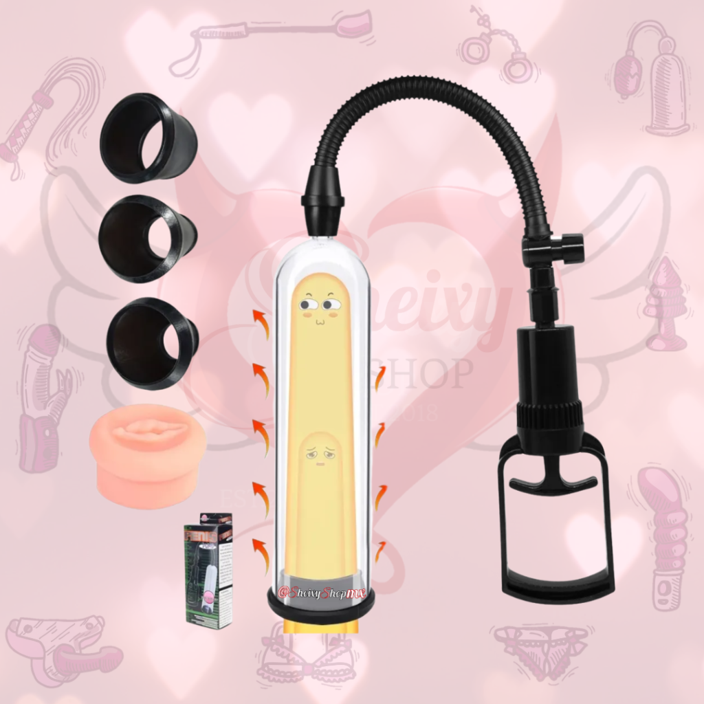 Kit completo de bomba de pene para estimulación y salud sexual masculina — Sheixy Shop