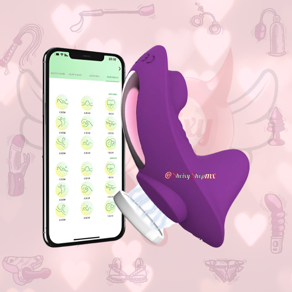 Dispositivo sexual portátil controlado por app con diseño ergonómico — Sheixy Shop consciente